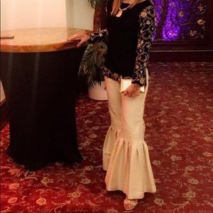 Pakistani formal wear with shirt and gharara